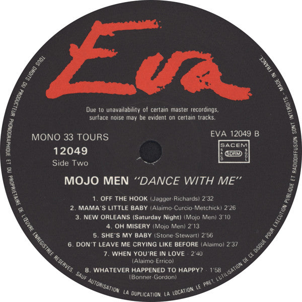 The Mojo Men : Dance With Me (LP, Comp)