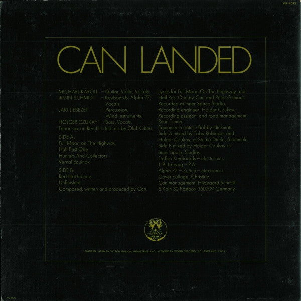 Can : Landed (LP, Album, RE)