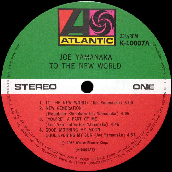 Joe Yamanaka : To The New World (LP, Album)