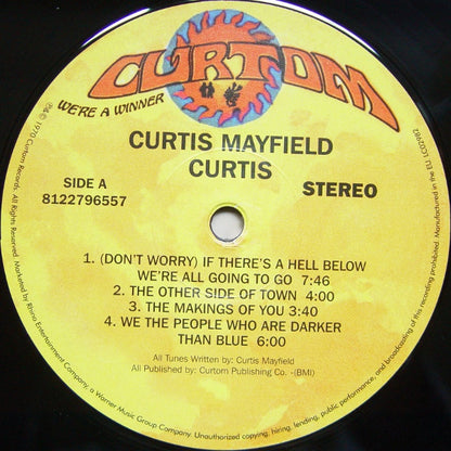 Curtis Mayfield : Curtis (LP, Album, RE, 180)