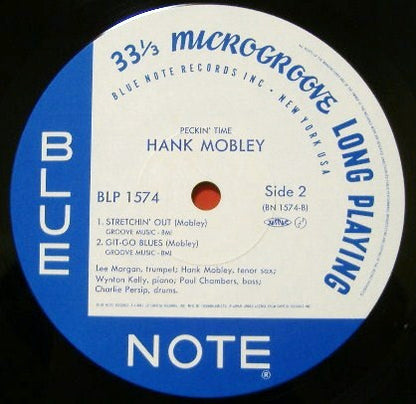 Hank Mobley - Lee Morgan : Peckin' Time (LP, Album, Mono, RE)