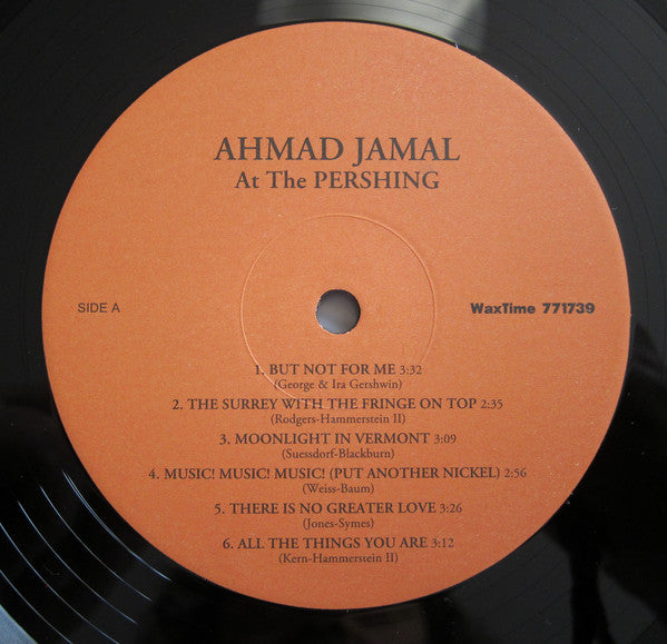 Ahmad Jamal Trio : Ahmad Jamal At The Pershing - But Not For Me (LP, Album, RE, RM, 180)