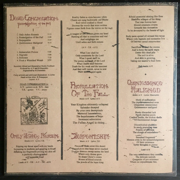 Dead Congregation : Promulgation Of The Fall (LP, Album)