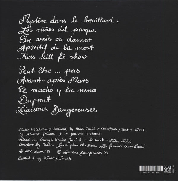 Liaisons Dangereuses : Liaisons Dangereuses (LP, Album, RE, RM)