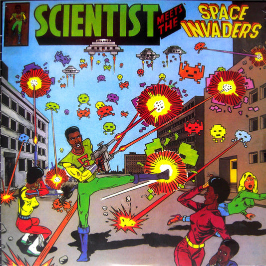 Scientist : Scientist Meets The Space Invaders  (LP, Album, RE)