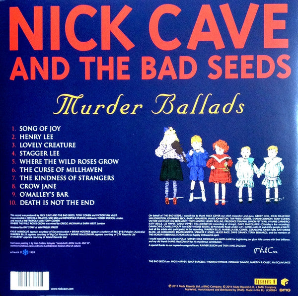 Nick Cave And The Bad Seeds* : Murder Ballads (LP + LP, S/Sided + Album, RE, RM, 180)