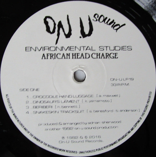 African Head Charge : Environmental Studies (LP, Album, RE)