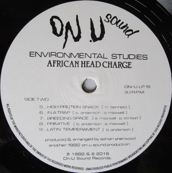 African Head Charge : Environmental Studies (LP, Album, RE)