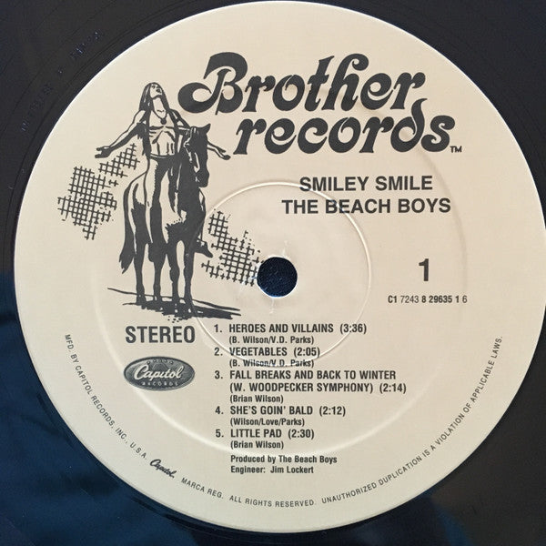 The Beach Boys : Smiley Smile (LP, Album, RE)