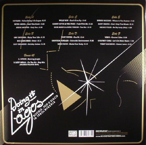 Various : Doing It In Lagos (Boogie, Pop & Disco In 1980s Nigeria) (3xLP, Comp + 7")