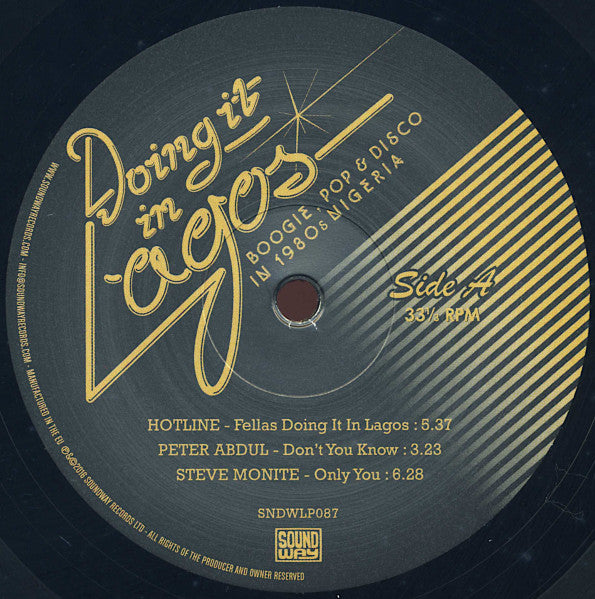 Various : Doing It In Lagos (Boogie, Pop & Disco In 1980s Nigeria) (3xLP, Comp + 7")