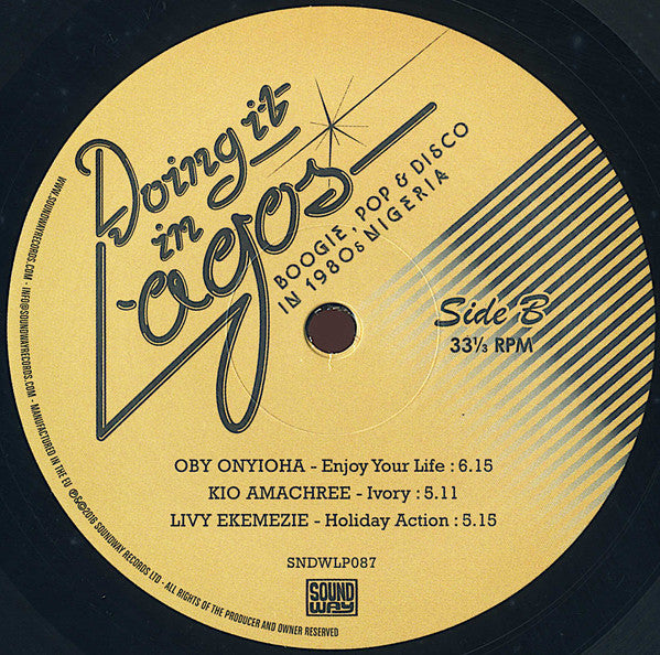 Various : Doing It In Lagos (Boogie, Pop & Disco In 1980s Nigeria) (3xLP, Comp + 7")