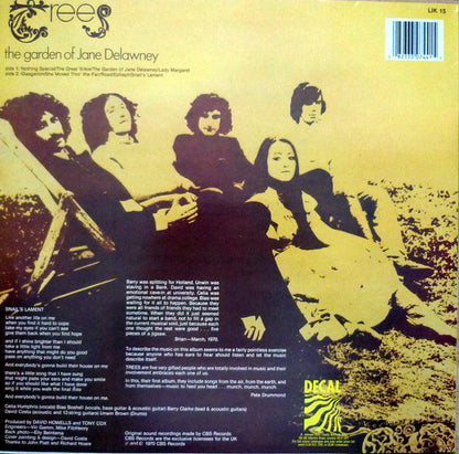 Trees (3) : The Garden Of Jane Delawney (LP, Album, RE)