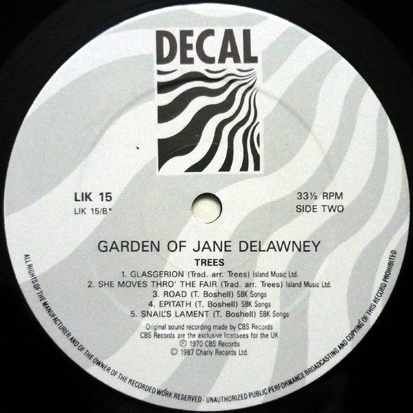 Trees (3) : The Garden Of Jane Delawney (LP, Album, RE)