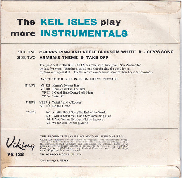 The Keil Isles : The Keil Isles Play More Instruments (7", EP)