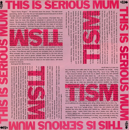 This Is Serious Mum* : Defecate On My Face (7", Single)