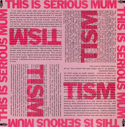 This Is Serious Mum* : Defecate On My Face (7", Single)