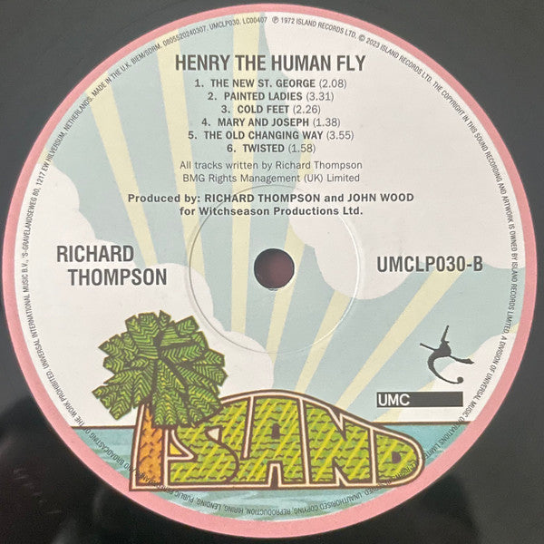 Buy Richard Thompson : Henry The Human Fly (LP, Album, RE) Online for a  great price – The Searchers Records