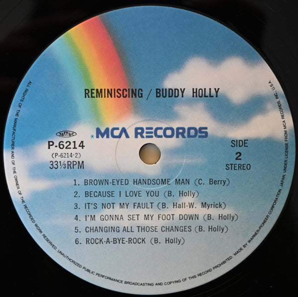 Buddy Holly : Reminiscing (LP, Album)