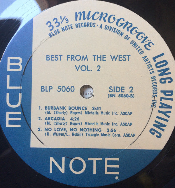 Various : Best From The West Vol. 2 • Modern Sounds From California (10", Comp, RE)